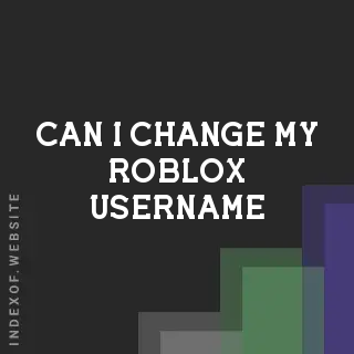 Can I change my Roblox username? Banners