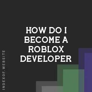 How do I become a Roblox Developer? Banners